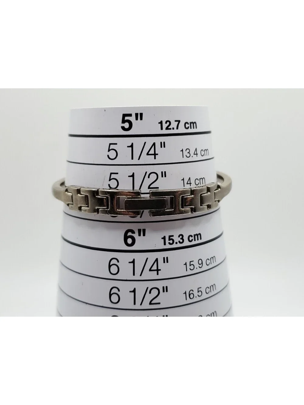 Anne Klein Quartz 16mm Womens Watch New Battery Silver Tone Square